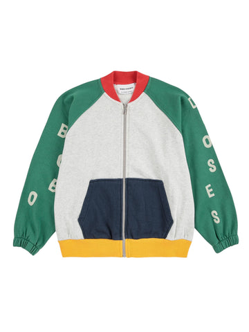 Felpa aperta color block per neonato e bambino Bobo Choses B225AC052 UNI 