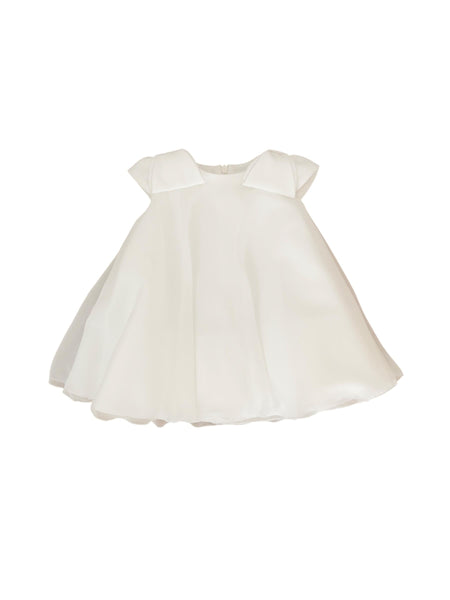 Abito latte in georgette per neonata Maperò PC05217 PANNA 