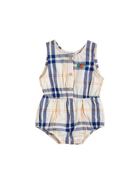 Tuta tartan con ricamo per neonata Bobo Choses B126AB081 UNI 