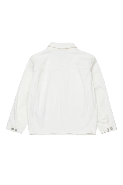 Giubbino in denim bianco per bambini Diesel J02546 K141 
