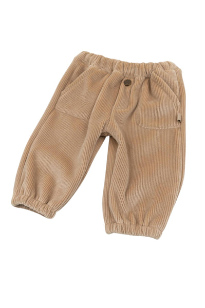 Pantalone in velluto a coste sabbia per neonato Bamboom 1050 MOCHA SAND 