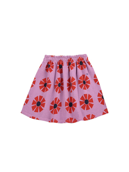 Gonna in felpa con stampa all over per neonata e bambina Bobo Choses B225AC101 UNI 