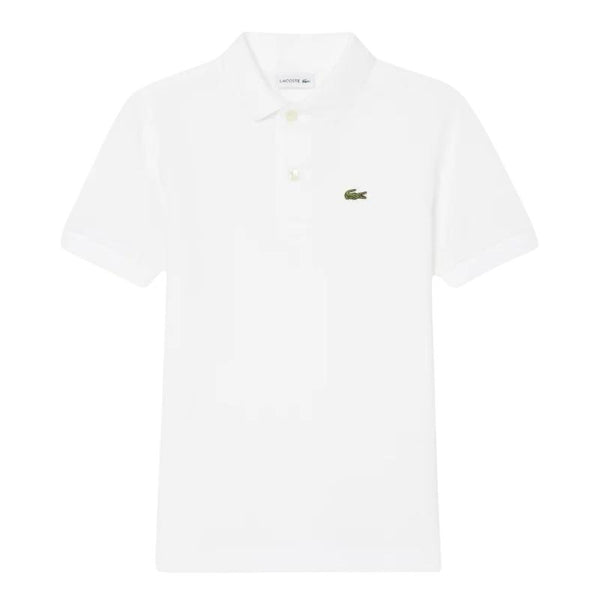 Polo bianca con logo per bambino Lacoste 947354 W8L 