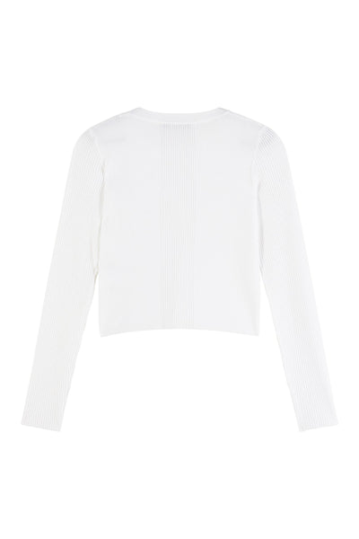 Maglia bianca per bambina Patrizia Pepe 7K0072 W16 