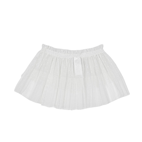 Gonna in tulle bianca per neonata e bambina Jelly Mallow JM2611107 TIERED 