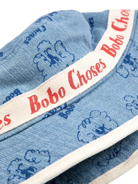 Cappello alla pescatora con stampa all over per neonati Bobo Choses B126AH007 UNI 