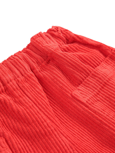 Pantalone rosso in velluto a coste per neonati Bobo Choses B225AB084 UNI 