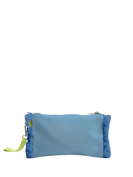 Pochette azzurra  con logo F**K FA26-SW0108LG LIGHT BLUE 