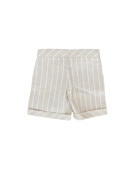 Bermuda panna a righe ecrù per neonato Maperò M33262 RIGA ECRU 
