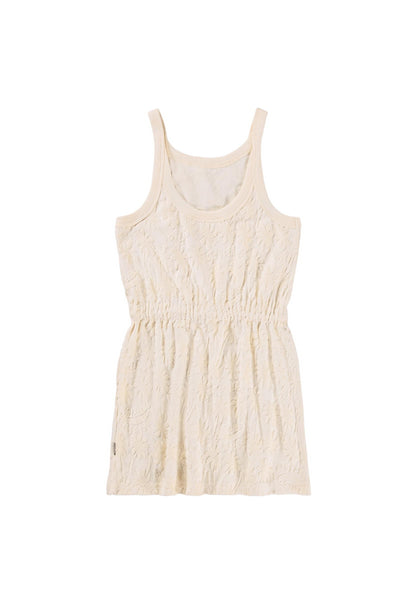 Abito beige con motivi in spugna per bambina Molo CAMDEN 9530 