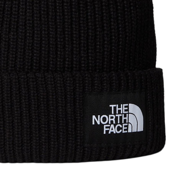 Cuffia in maglia nera con logo per bambini The North Face NF0A8CGUJK3 BLACK 