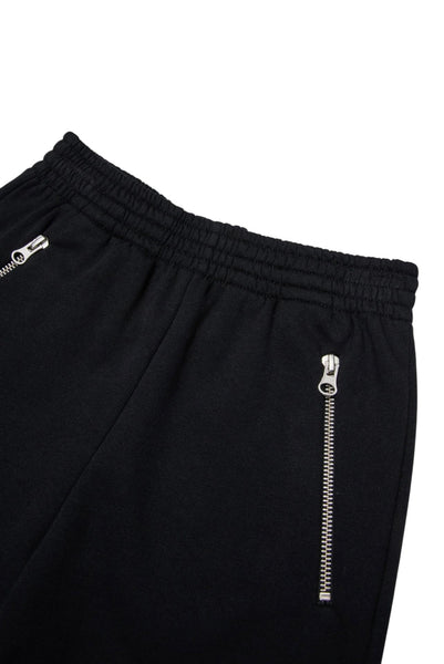 Pantalone nero in felpa con zip per bambini MM6 Maison Margiela M60894 M6900 