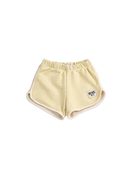 Shorts giallo con logo per neonati Bobo Choses B126AB047 UNI 