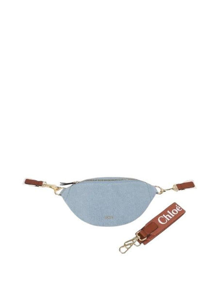 Marsupio in denim con logo per bambina§ Chloé C20880 Z10 