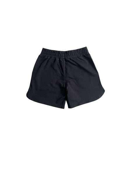 Shorts nero con logo per bambina Hinnominate 3646S00372 BLACK 
