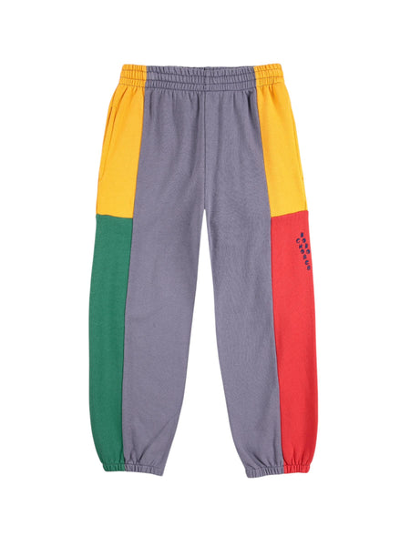 Pantalone in felpa color block multicolor  per neonati e bambini Bobo Choses B225AC138 UNI 