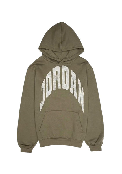 Felpa verde con logo per bambino Jordan 95F363 E6F 