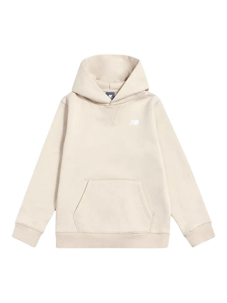 Felpa beige con logo per bambini New Balance LAKB0056 TWF 