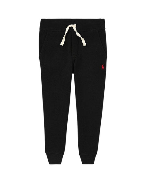 Pantalone in felpa nero con logo per neonato e bambino Ralph Lauren Kids 322720897002 BLACK 