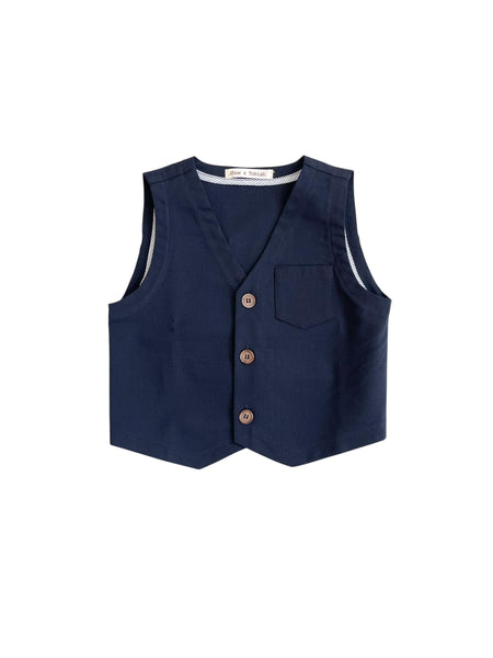 Gilet blu per neonato e bambino Zhoe & Tobiah DSE3 11 