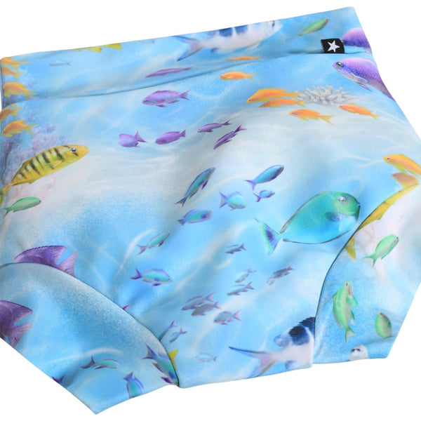 Costume con stampa pesci per neonato Molo NICK 9533 