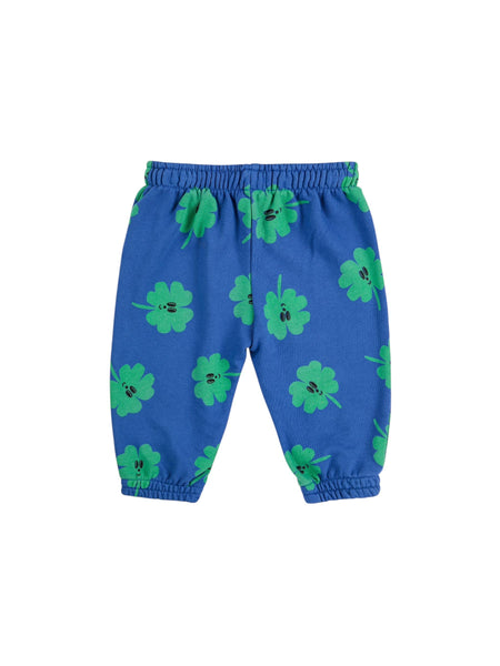 Pantalone in felpa blu con stampa all over per neonati Bobo Choses B225AB080 UNI 