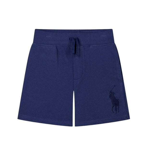 Shorts in felpa light blue con logo per bambino Ralph Lauren Kids 323A12258003 LIGHT NAVY 