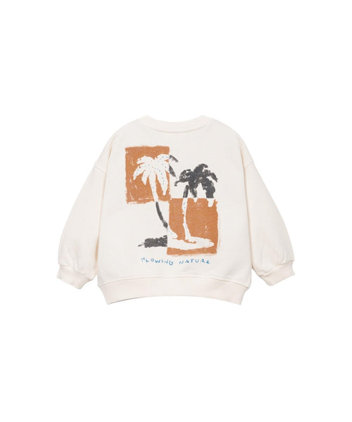 Felpa panna con stampe per bambino Play up 3AS11350 P0088 