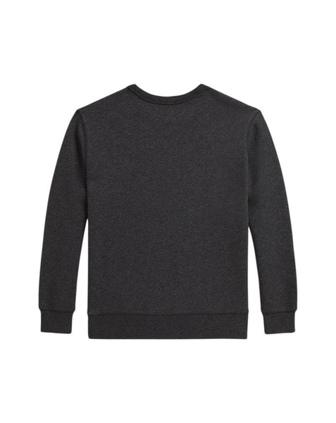 Felpa grigia con stampa per bambino Ralph Lauren Kids 323979490001 WINDSOR HEATHER 