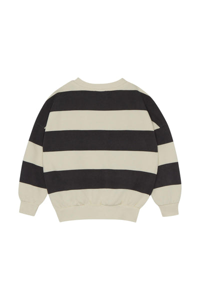 Felpa a righe griia e panna per bambini The Campamento TC-AW25-49 GREY 