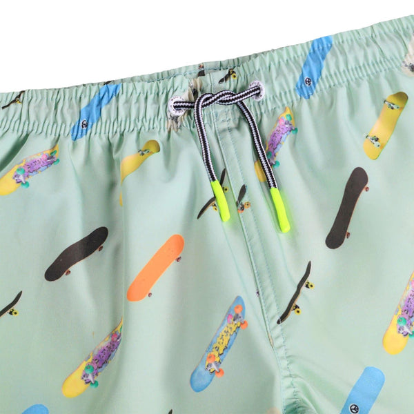 Costume a pantaloncino verde con stampa all over per bambino Molo NIKO 9510 