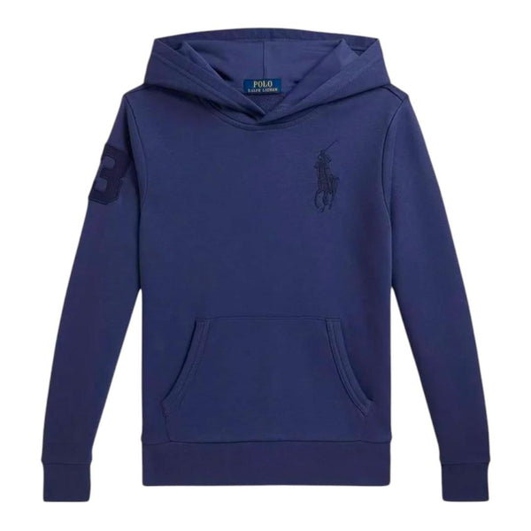 Felpa con cappuccio light blu con logo per bambino Ralph Lauren Kids 323A12245001 LIGHT NAVY 