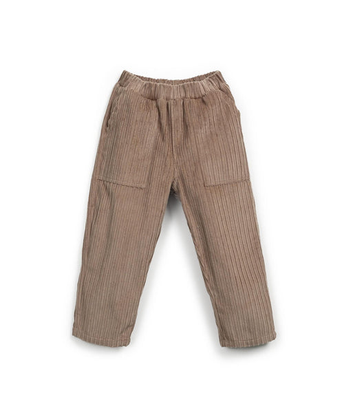 Pantalone marrone in velluto a coste per bambino Play up 3AR11602 P8082 