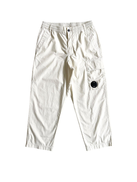 Pantalone beige con logo per bambino C.P. Company CUP014-LLC05 10203 