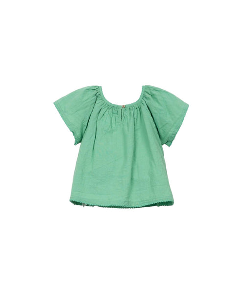 Blusa verde per bambina Play up 4AS10902 P7215 