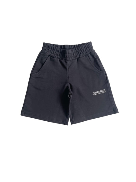 Bermuda nero con logo per bambia Hinnominate 3646SF00334 BLACK 