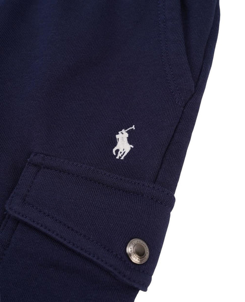 Shorts blu con logo per bambino Ralph Lauren Kids 323958158002 NAVY 