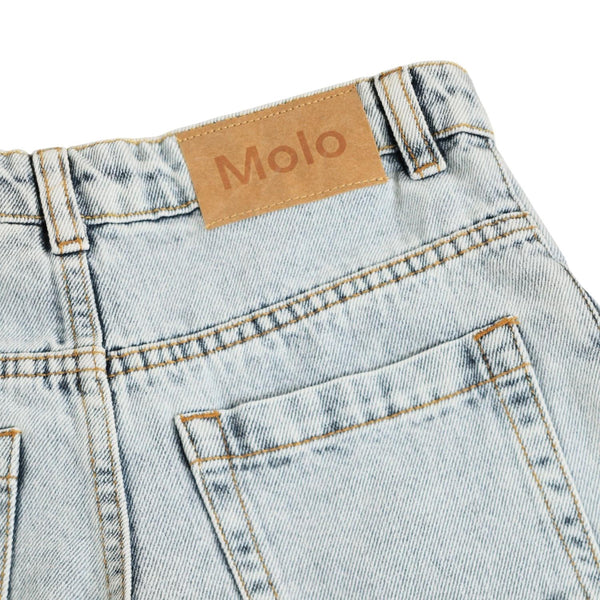 Bermuda in denim blu chiaro per bambino Molo ART 5457 