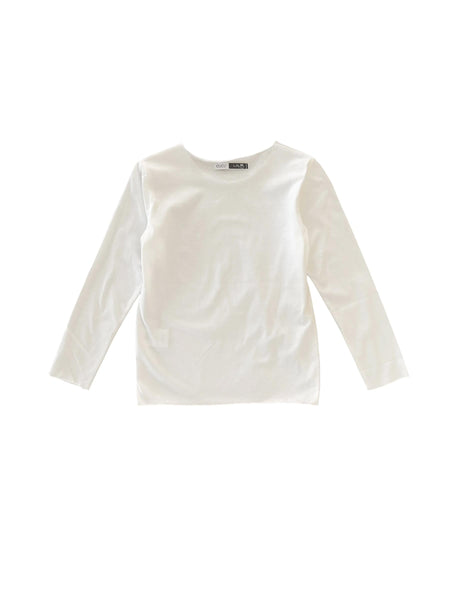 T-shirt bianca per neonati  e bambini Cucù Lab CANNES BIANCO 