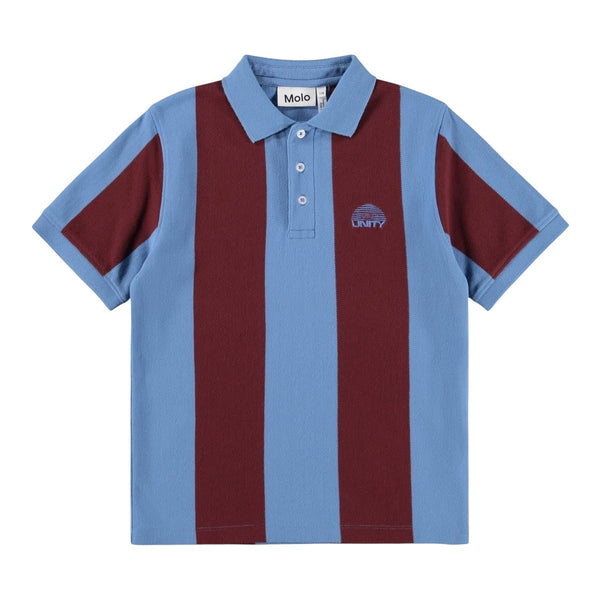 Polo a righe per bambino Molo REYO 9555 
