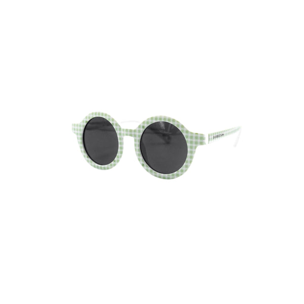 Occhiali da sole check verde per neonati Bamboom 894 437 