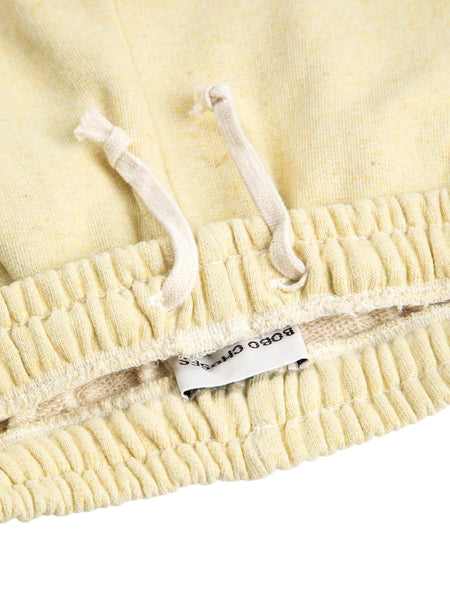 Pantalone giallo in felpa con logo per neonati e bambini Bobo Choses B126AC085 UNI 