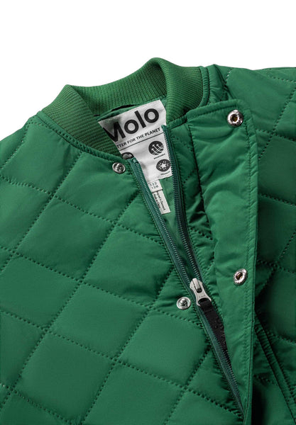 Giubbino verde per neonato e bambino Molo HALLOW 8934 