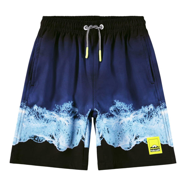 Costume a pantaloncino blu con stampa per bambino Molo NILSON 5198 