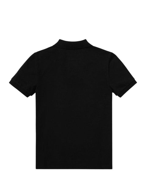 Polo nera con logo per bambini Ralph Lauren Kids 323547926001 BLACK 
