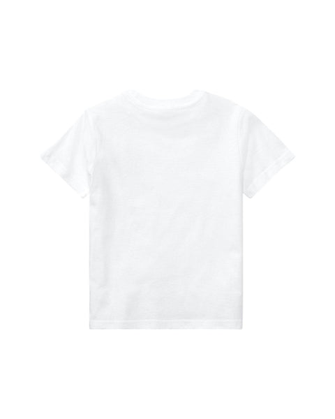T-shirt bianca con logo per bambino Ralph Lauren Kids 323832904035 WHITE 