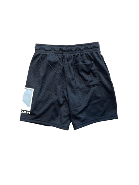 Shorts nero con logo laterale per bambino Jordan 95F475 023 