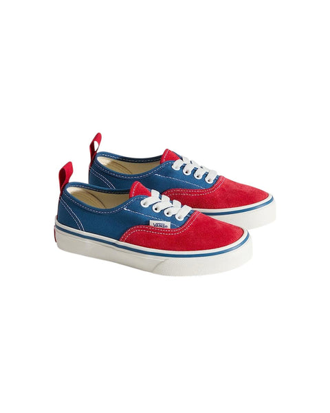 Sneakers Authentic Elastic Lace blu e rossa per bambini Vans VN000VACIZQ1 RED 