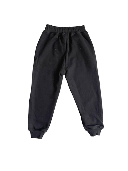 Pantalone in felpa nero con stampa per neonato e bambino Mousse kids PKPG220B POKEMONSTER 