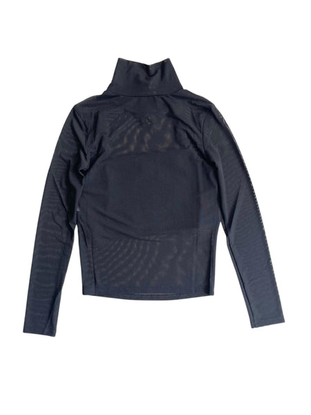 Lupetto a rete nera per bambina Twin set 252GJ2310 00006 